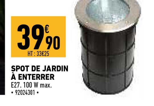 spot de jardin à enterrer