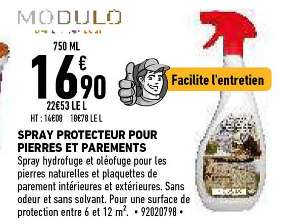 spray protecteur pour pierres et parements