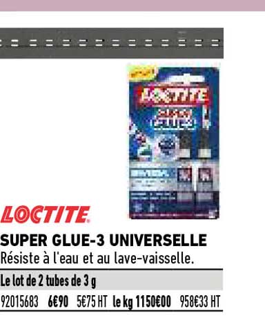 Super Glue-3 Universelle Loctite