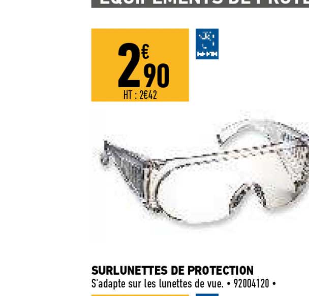 surlunettes de protection