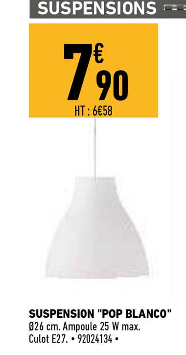 suspension "pop blanco"