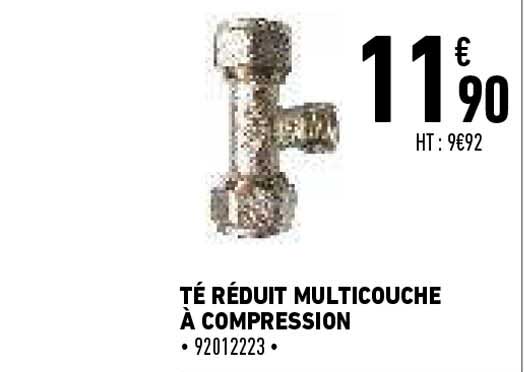 té réduit multicouche à compression