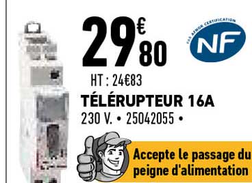 télérupteur 16a