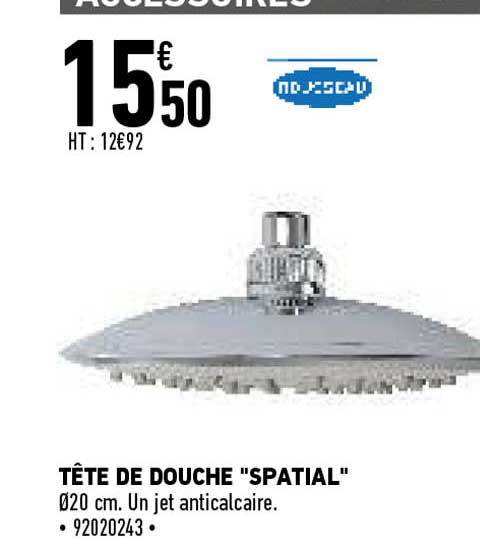 tête de douche "spatial"