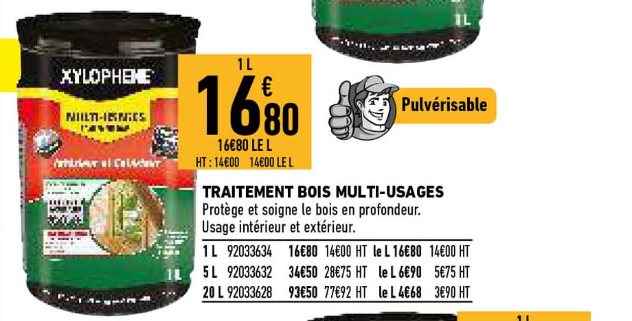 traitement bois multi-usages xylophène