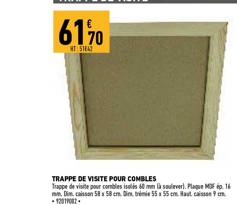 trappe de visite pour combles