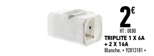 triplite 1 x 6a + 2 x 16a