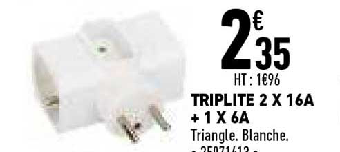 triplite 2 x 16a + 1 x 6a