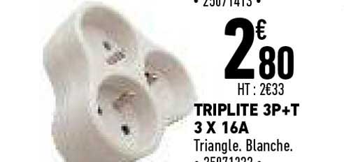 triplite 3p+t 3 x 16a