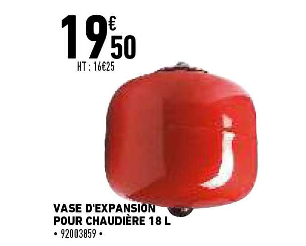 vase d'expansion pour chaudière 18 l