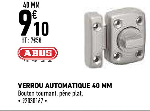 verrou automatique 40 mm abus