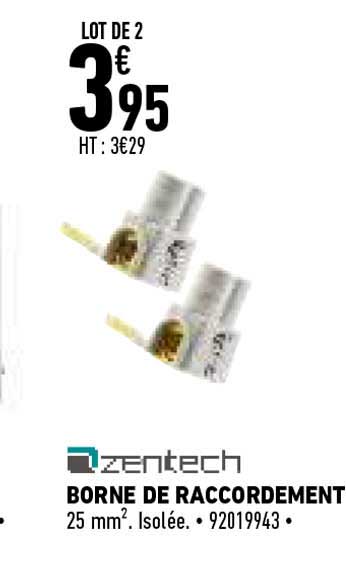 zentech borne de raccordement