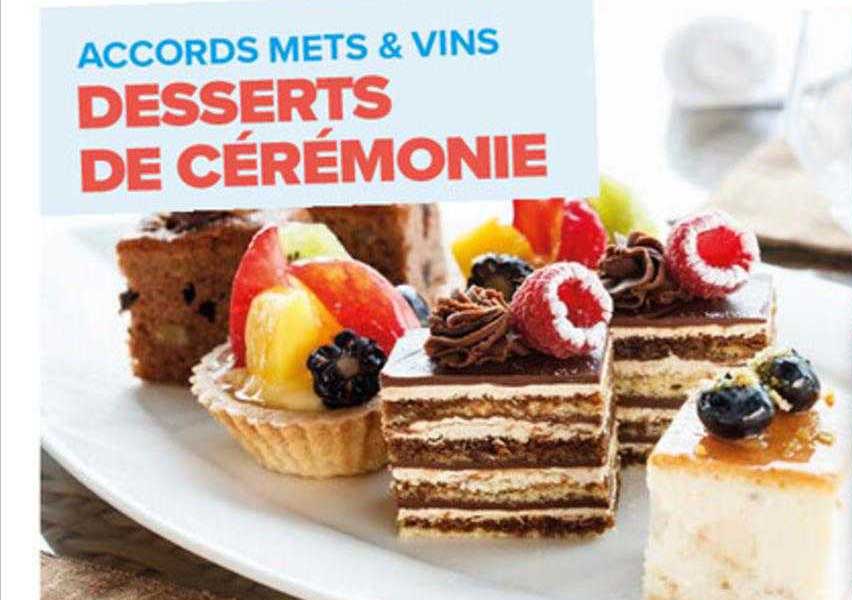 accords mets & vins desserts de cérémonie