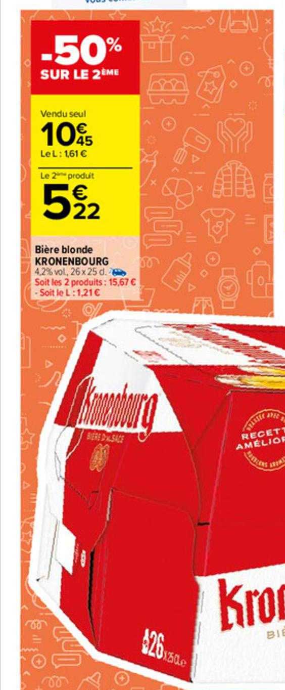 Bière Blonde Kronenbourg