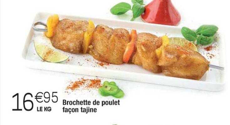 brochette de poulet façon tajine