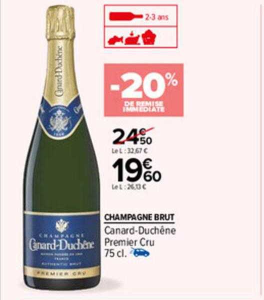 champagne brut canard-duchêne premier cru