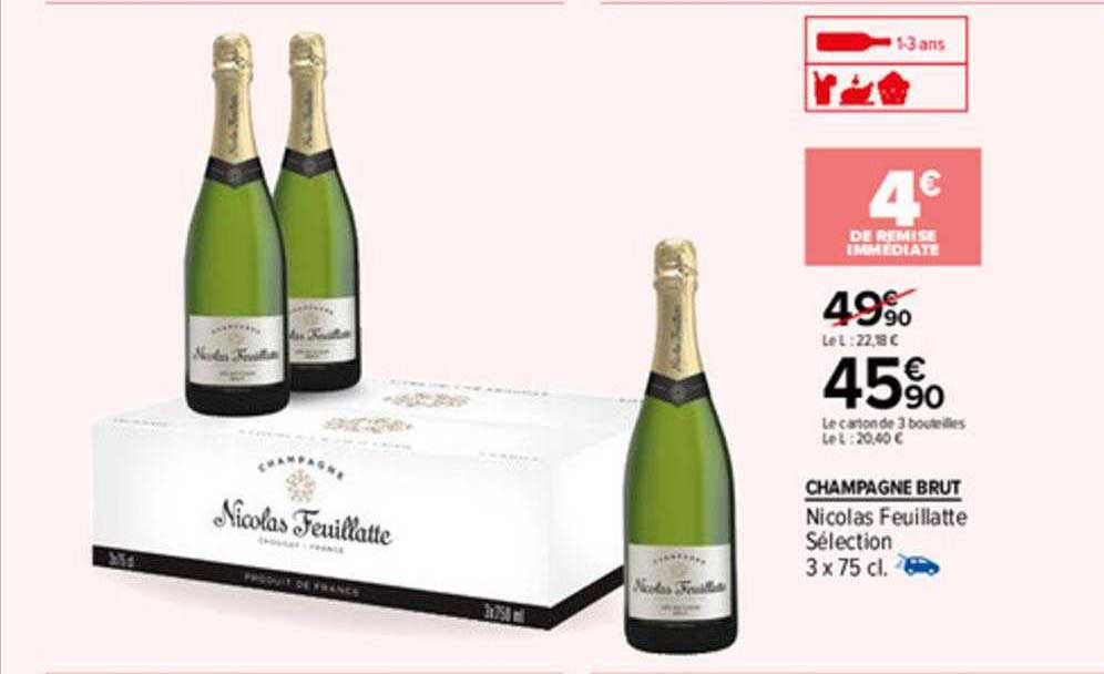 champagne brut nicolas feuillatte sélection
