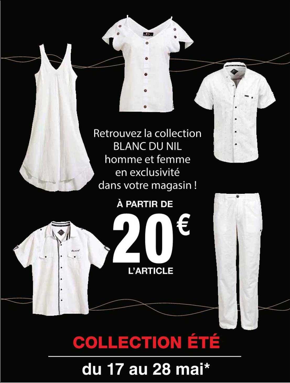 collection été blanc du nil