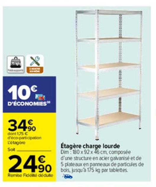 étagère charge lourde