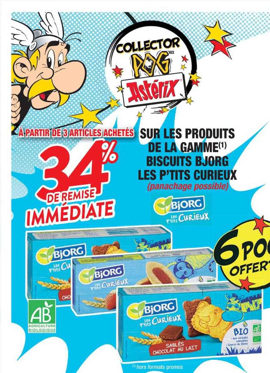 la gamme biscuits bjorg les p'tits curieux