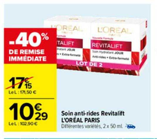 soin anti-rides revitalift l'oréal paris