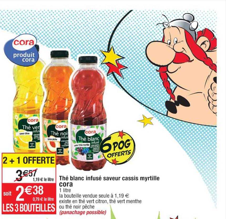 Thé Blanc Infusé Saveur Cassis Myrtille Cora