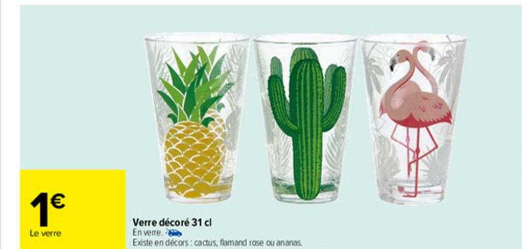 Verre Décoré 31 Cl