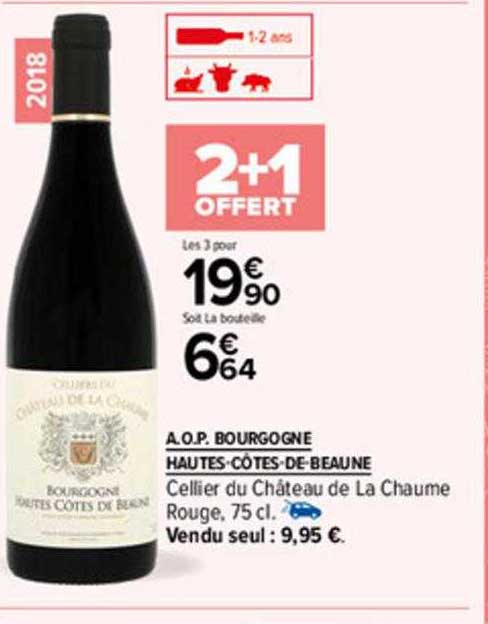 a.o.p. bourgogne hautes-côtes-de beaune cellier du château de la chaume