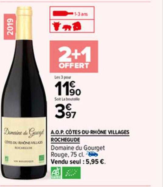 a.o.p. côtes-du-rhône villages rochegude domaine du gourget