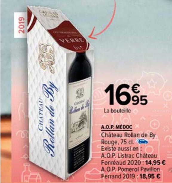 a.o.p. médoc château rollan de by rouge