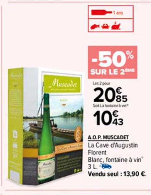 a.o.p. muscadet la cave d'augustin florent