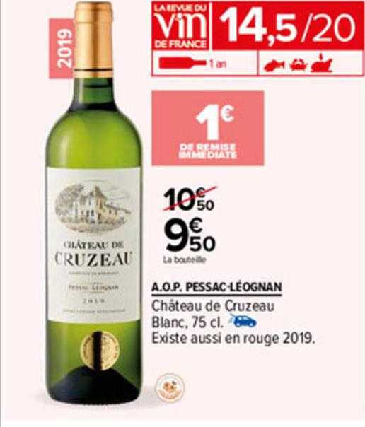 a.o.p. pessac-léognan château de cruzeau