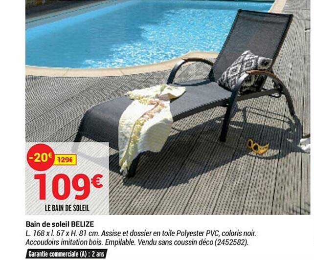 bain de soleil belize