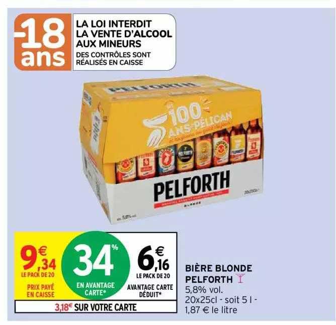 Bière Blonde Pelforth