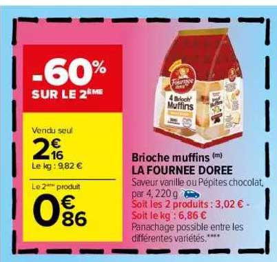 brioche muffins la fournée dorée