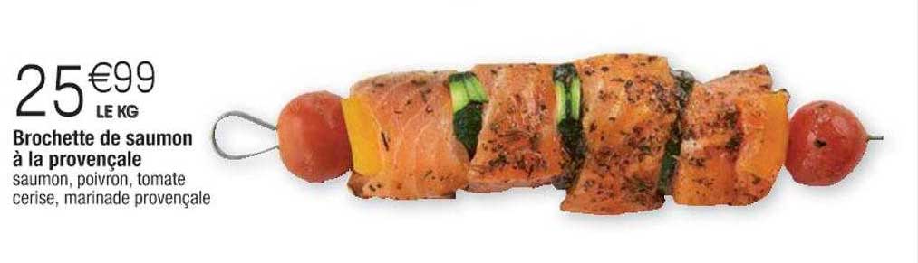 Brochette De Saumon à La Provençale