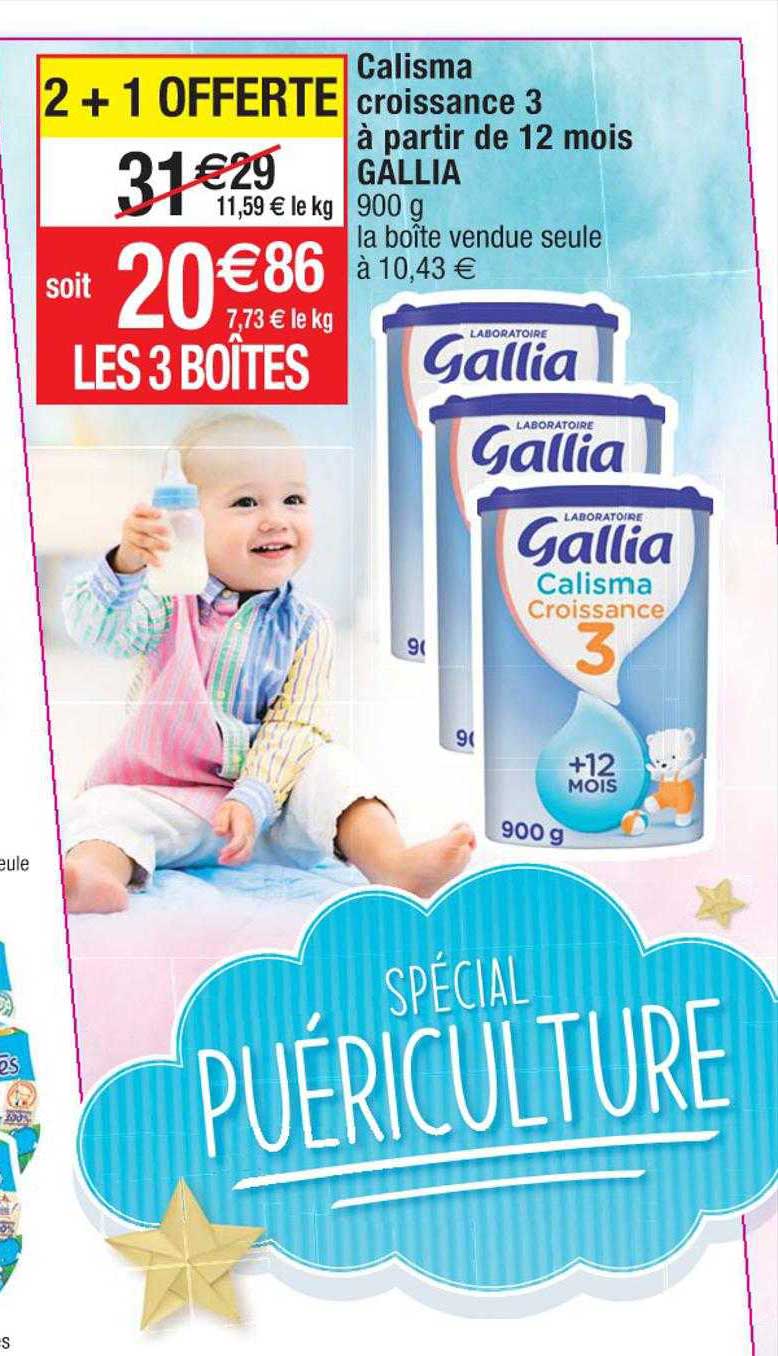 calisma croissante 3 à partir de 12 mois gallia