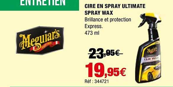 cire en spray ultimate spray wax meguiars