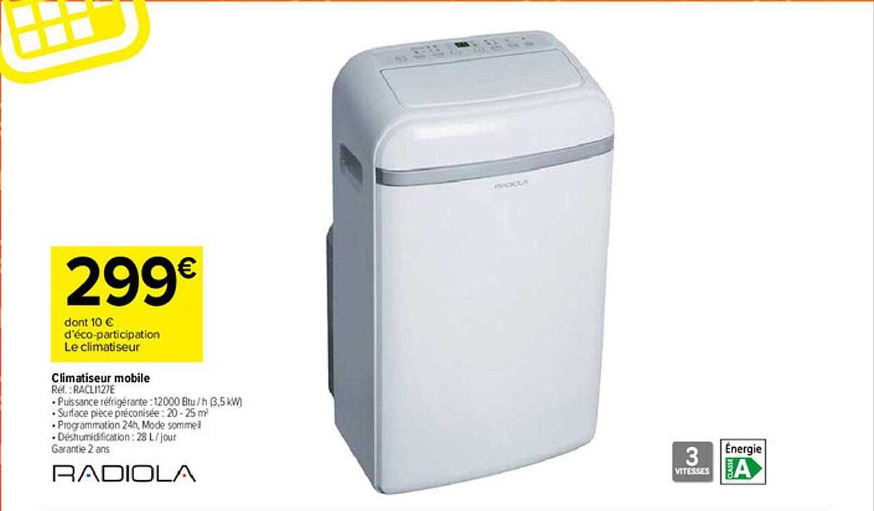 Climatiseur Mobile Radiola