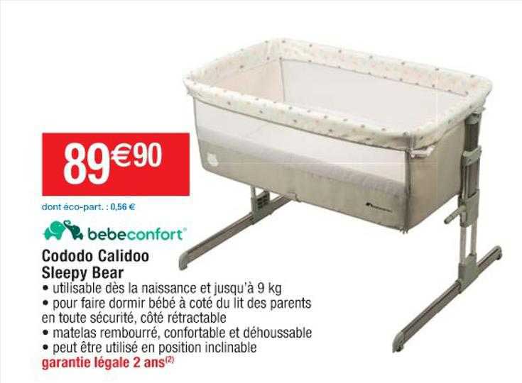 cododo calidoo sleepy bear bebeconfort