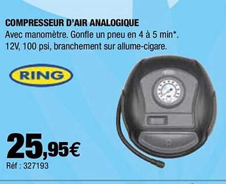 compresseur d'air analogique ring