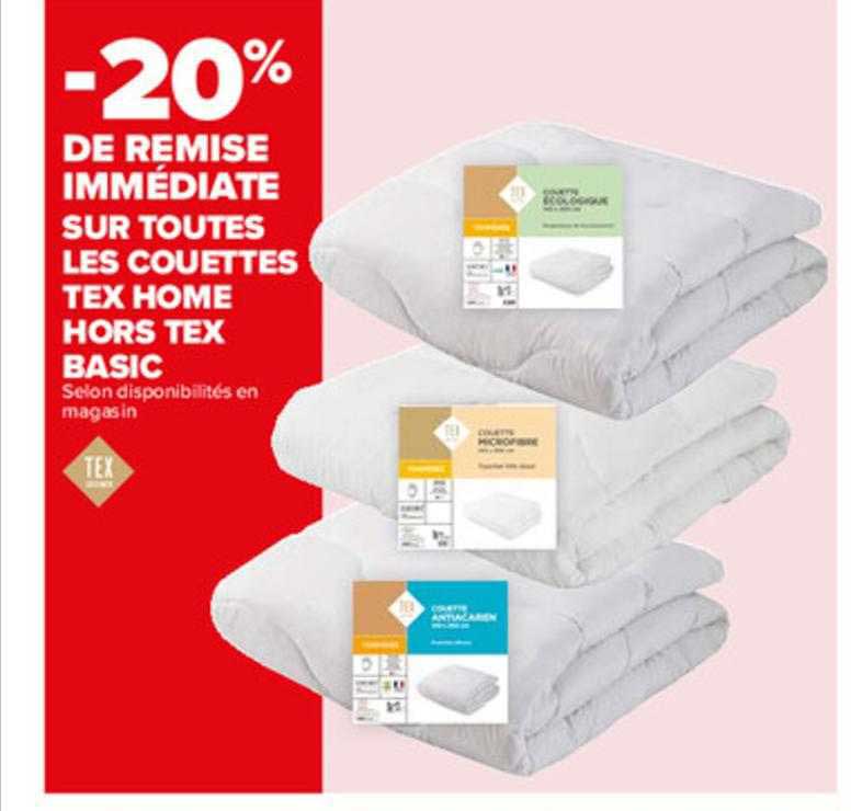 couette tex home hors tex basic