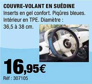 couvre-volant en suédine