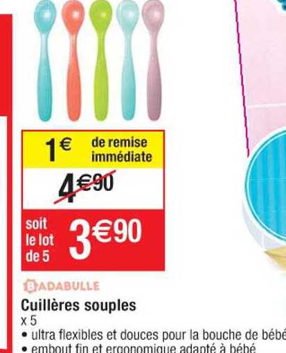 Cuillères Souples Badabulle