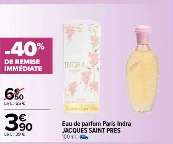 eau de parfum paris indra jacques saint près