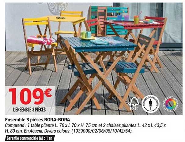 ensemble 3 pièces bora-bora