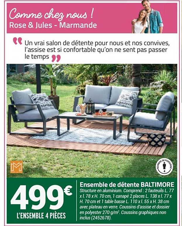 ensemble de détente baltimore