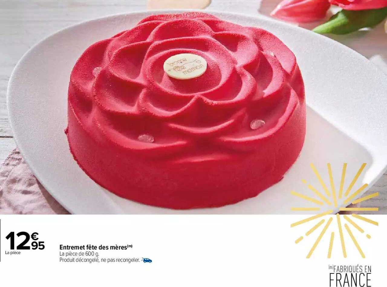 entremet fête des mères