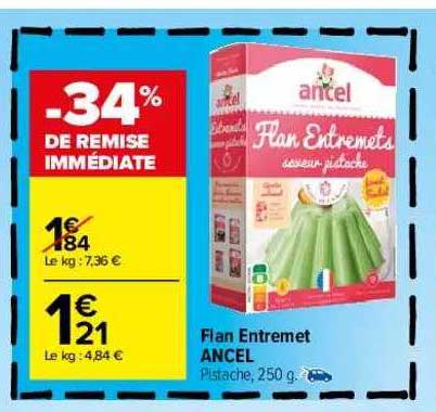 flan entremet ancel