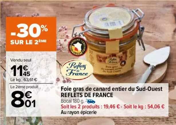 foie gras de canard entier du sud-ouest reflets de france